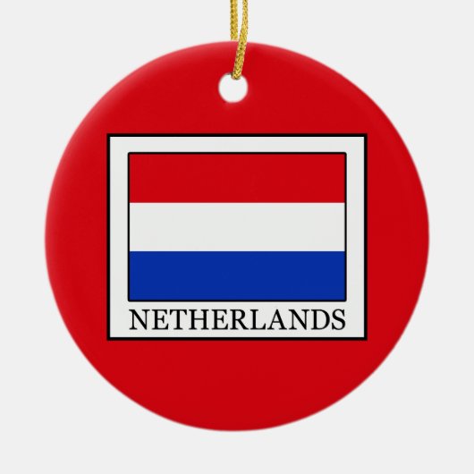 Niederlande Keramik Ornament (Vorne)