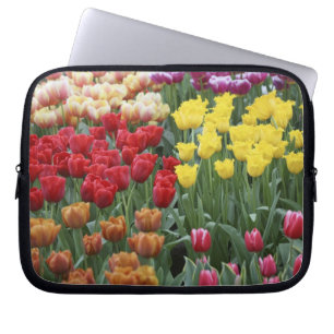 Niederlande, Keukenhoff Gardens, Tulpen. Laptopschutzhülle