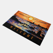 Niederlande Landschaft Doormat Fußmatte (Schrägansicht)
