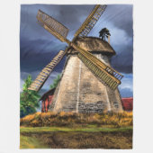 Niederlande Landsmill Fleece Blanket Geschenk (Vorderseite)