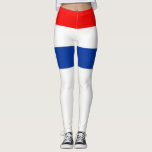 Niederlande Leggings<br><div class="desc">Niederlande Flagge: Red White Blue Streifen</div>