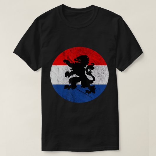 Niederlande Lion Oranje Wappen Nederland Niederlän T-Shirt (Design vorne)