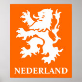 Niederlande Lion Rampant Poster (Vorne)