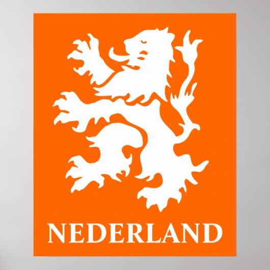 Niederlande Lion Rampant Poster (Vorne)