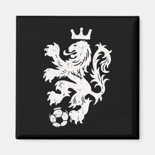 Niederlande Löwe Niederländisch Orange Fußballfan Magnet