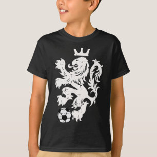 Niederlande Löwe Niederländisch Orange Fußballfan T-Shirt