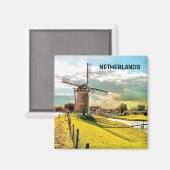 NIEDERLANDE MAGNET (Vorderseite/Rückseite)
