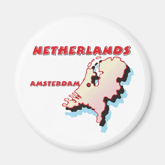 Niederlande Magnet (Vorne)