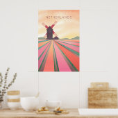 Niederlande Minimal Reiseplakat Poster (Küche)