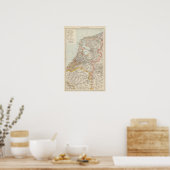 Niederlande - Netherlands Map Poster (Küche)
