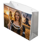 NIEDERLANDE - NIEDERLÄNDER GROßE GESCHENKTÜTE (Rückseite Schrägansicht)