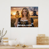 NIEDERLANDE - NIEDERLÄNDER POSTER (Küche)
