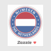 Niederlande, Nijmegen Aufkleber (Blatt)