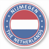 Niederlande, Nijmegen Aufkleber (Vorderseite)