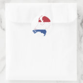 Niederlande NL Runder Aufkleber (Tasche)