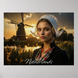 NIEDERLANDE - ÖLGEMÄLDE - KI POSTER