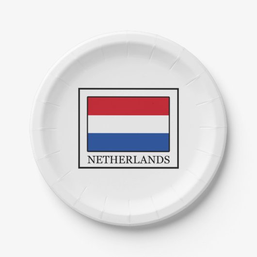 Niederlande Pappteller (Vorderseite)