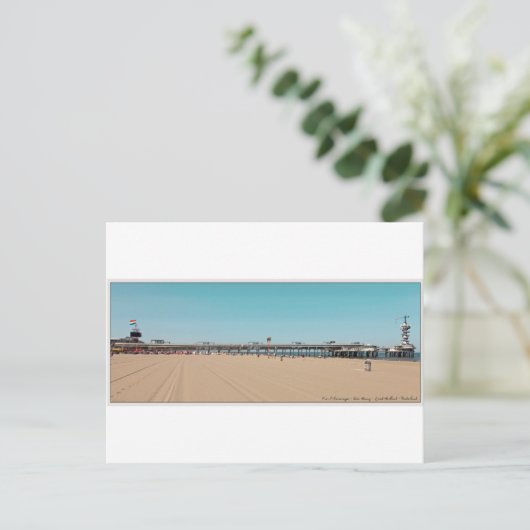 Niederlande - Pier Scheveningen Postkarte (Stehend Vorderseite)