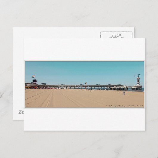 Niederlande - Pier Scheveningen Postkarte (Vorne/Hinten)