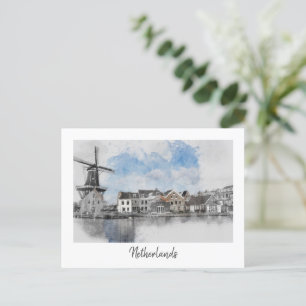 Niederlande Postcard - Niederlande Travel Souvenir Feiertagspostkarte