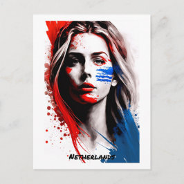 Niederlande Postcard - Portrait - Welt der Frauen Postkarte