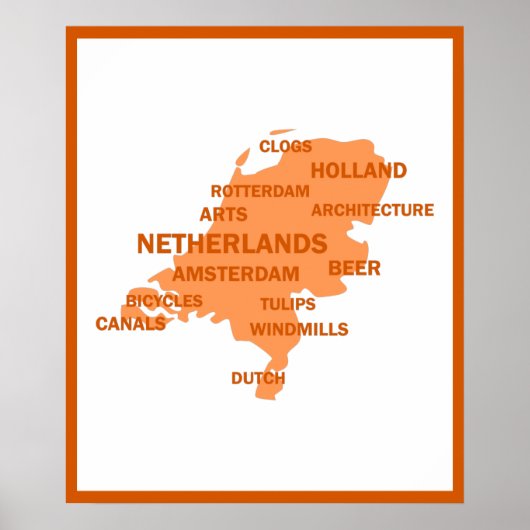 Niederlande Poster (Vorne)