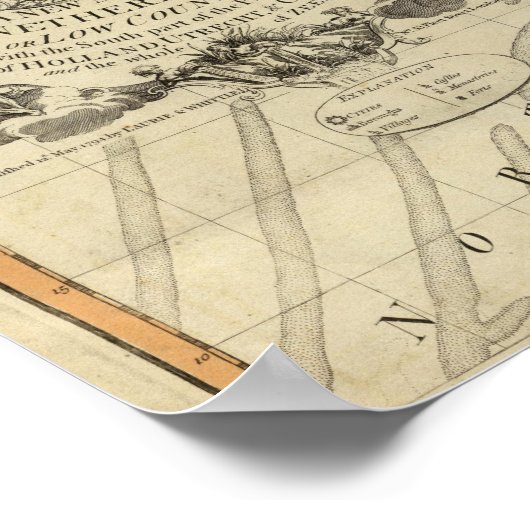 Niederlande Poster (Ecke)