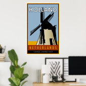 Niederlande Poster (Heimbüro)