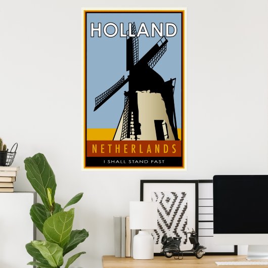 Niederlande Poster (Heimbüro)