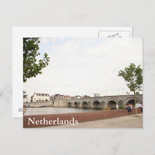 Niederlande Postkarte (Vorne/Hinten)