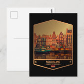 Niederlande Postkarte (Vorne/Hinten)