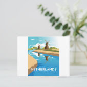 Niederlande Postkarte (Stehend Vorderseite)
