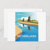 Niederlande Postkarte (Vorne/Hinten)