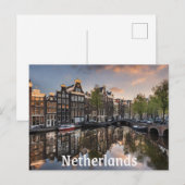Niederlande Postkarte (Vorne/Hinten)