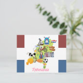 Niederlande Postkarte (Stehend Vorderseite)