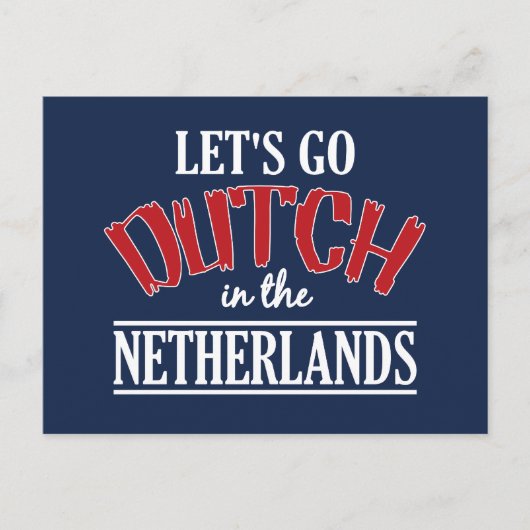 Niederlande Postkarte, benutzerdefinierbar Postkarte (Vorderseite)