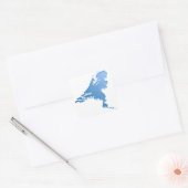 Niederlande Quadratischer Aufkleber (Umschlag)