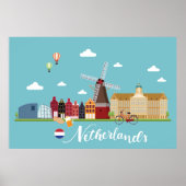 Niederlande Reisen Poster (Vorne)