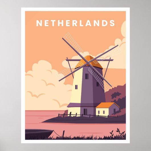 Niederlande Reisen Poster (Vorne)