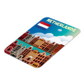Niederlande Reiseplakat Magnet (Linke Seite)