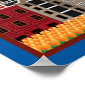 Niederlande Reiseplakat Poster (Ecke)