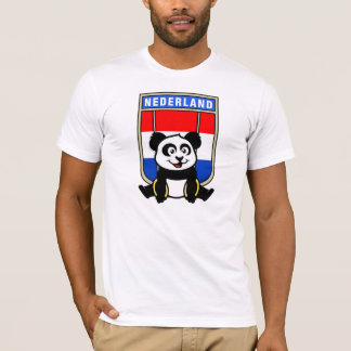 Niederlande Rings Panda T-Shirt