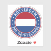 Niederlande, Rotterdam Aufkleber (Blatt)