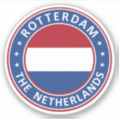 Niederlande, Rotterdam Aufkleber (Vorderseite)