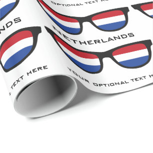 Niederlande Shades Sondertext & Farbe Geschenkpack Geschenkpapier