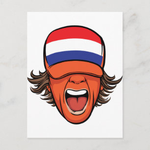 Niederlande Sports Fan Postkarte
