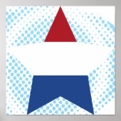 Niederlande Star Poster (Vorne)