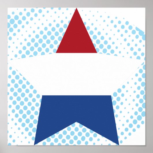 Niederlande Star Poster (Vorne)