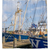 NIEDERLANDE - STAVOREN - MEDIA APRIL 2017: Docked Duschvorhang (Vorderseite)