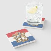 Niederlande Steinuntersetzer (Seitenansicht)